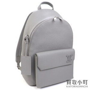 Louis Vuitton Takeoff Backpack LV Aerogram Calfskin Grey Backpack Leather